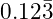 0.12\bar{3}
