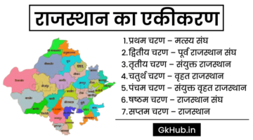 राजस्थान का एकीकरण – Rajasthan ka Ekikaran || पूरी जानकारी एक साथ