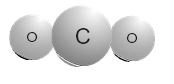 Nature of Matter - Carbon Dioxide molecule (CO2)