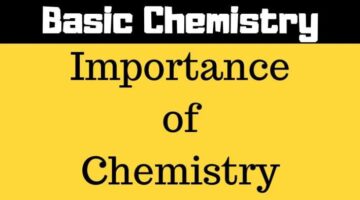 Importance of Chemistry – Basic Chemistry