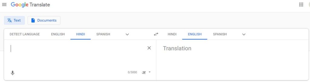 google translate