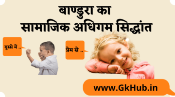 बाण्डुरा का सामाजिक अधिगम सिद्धांत (SOCIAL LEARNING BANDURA)