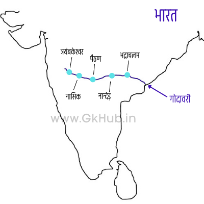 godavari river map