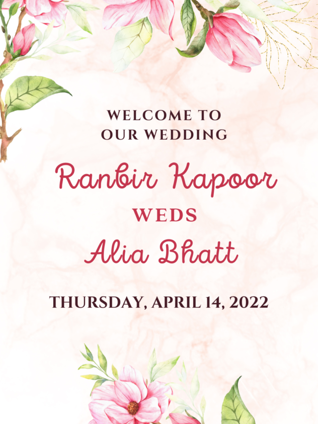 Alia Bhatt Ranbir Kapoor Wedding