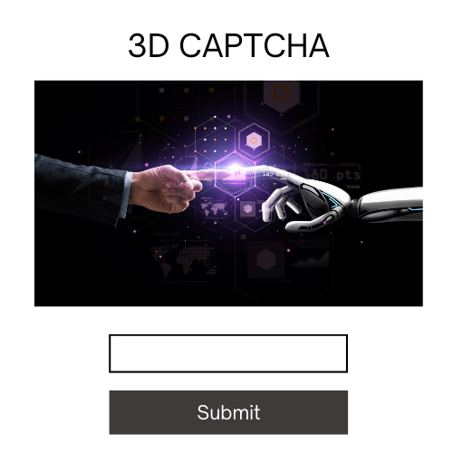 3D captcha