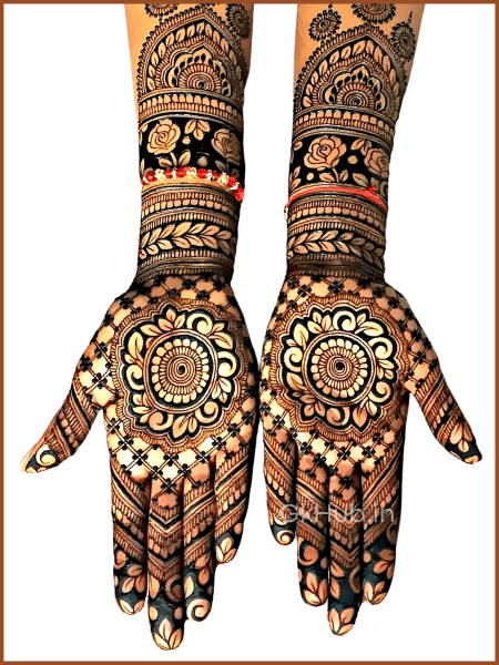 Simple Royal Front Hand Mehndi Design