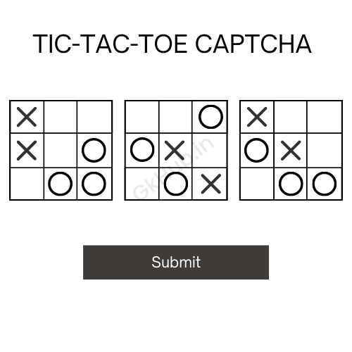 Tic-tac-toe Captcha