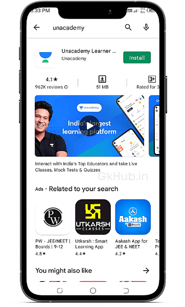 Unacademy app 1