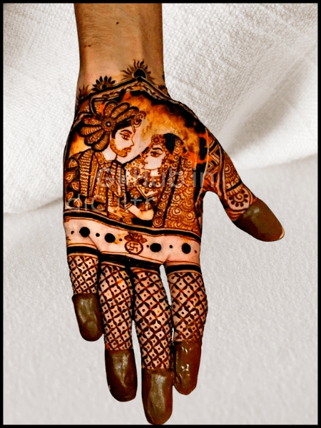 boy hand mehndi design