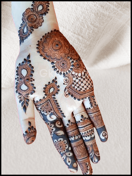 easy mehndi design