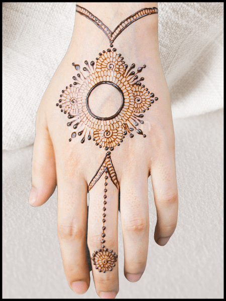 easy mehndi designs for kids