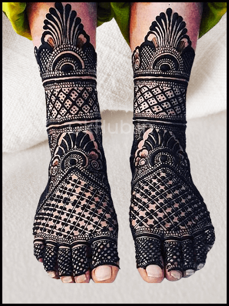foot mehndi design