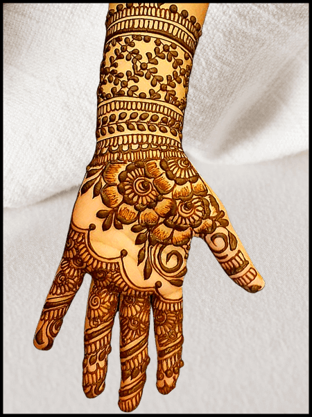 full hand mehndi design