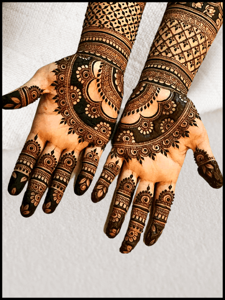 full hand mehndi design easy and beautiful