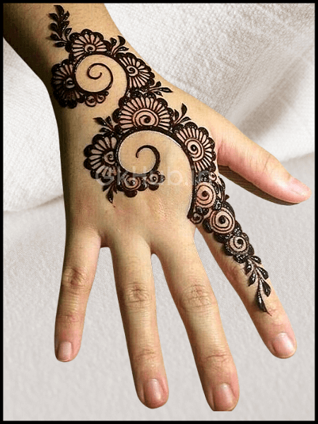 pakistani arabic mehndi design