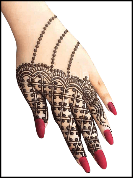 simple arabic mehndi design