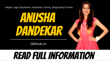 Anusha Dandekar Biography –  Height, Age, Boyfriend, Husband, Family