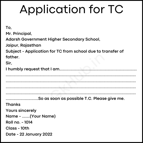 Application For TC