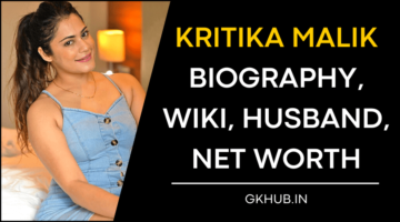 Kritika Malik – Wiki, Biography, Age, Family, Networth & Images