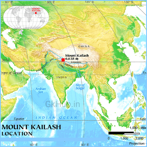 kailash parvat map