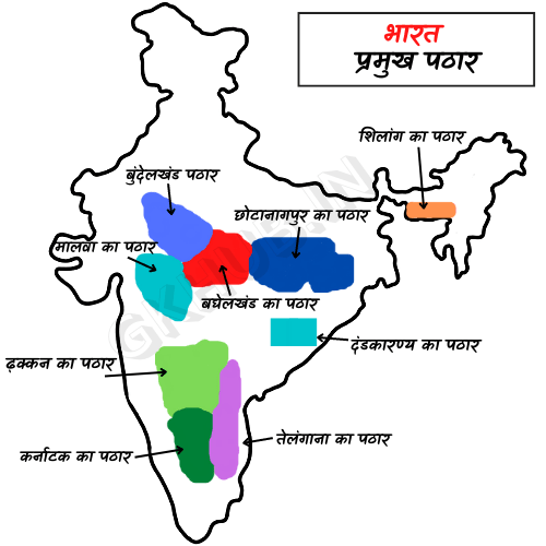 भारत के प्रमुख पठार