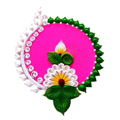 Holi Rangoli designs