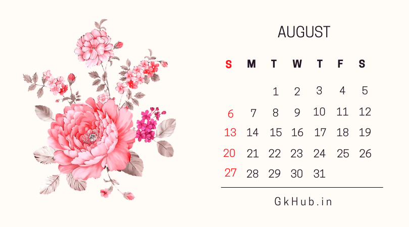Holiday and Festivals List August 2023