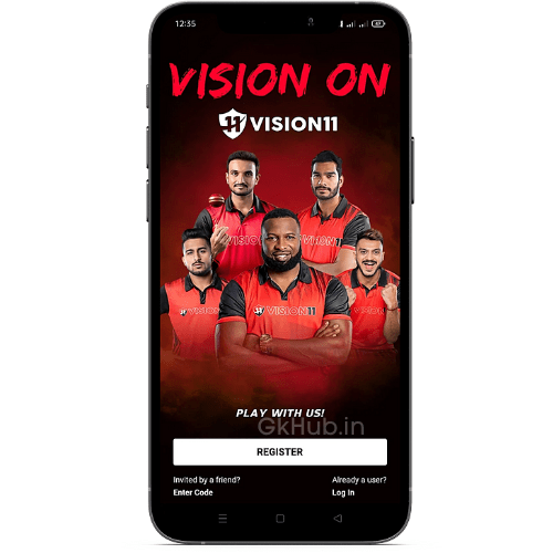 How to make account on Vision 11 app