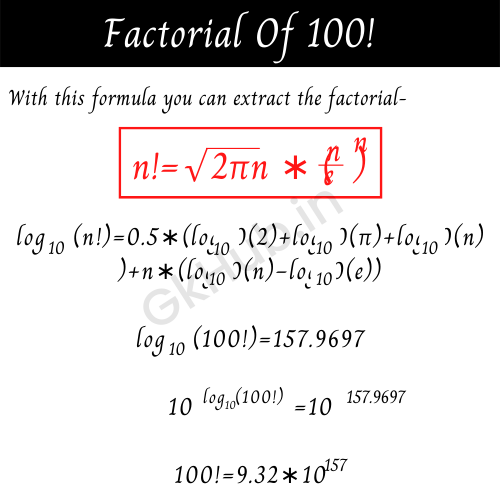 factorial of hundred