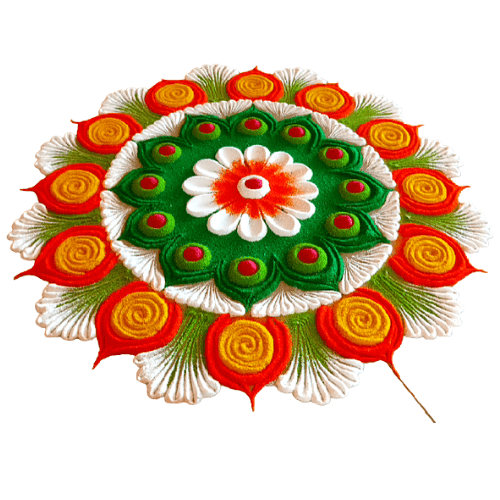 free hand simple rangoli designs