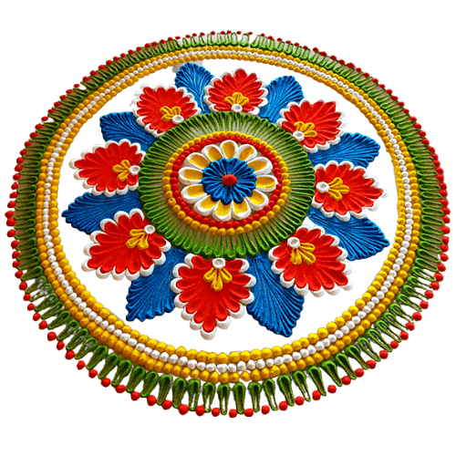 new border rangoli designs