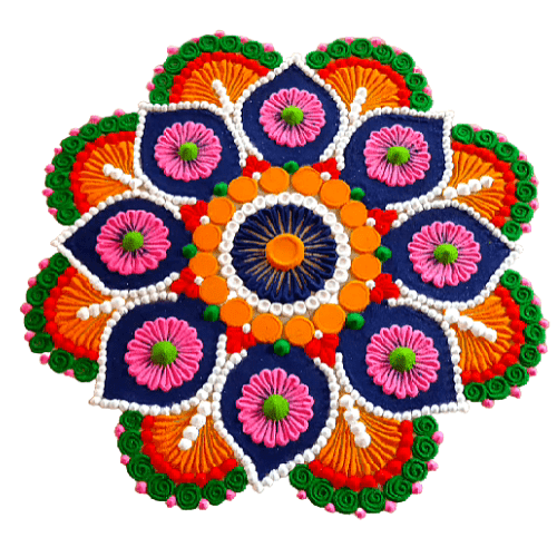 simple and easy rangoli designs for home