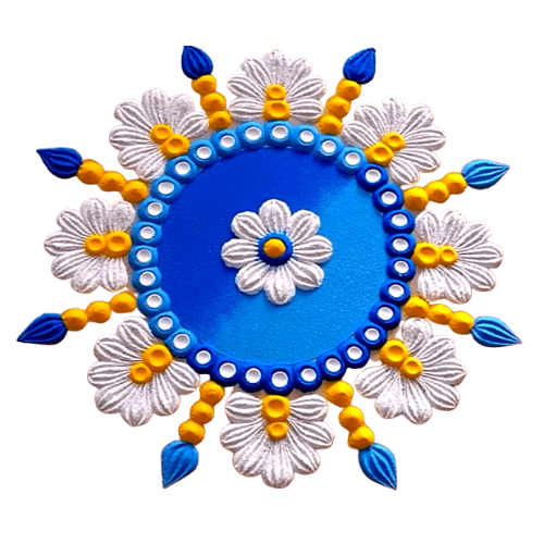 simple rangoli designs for home