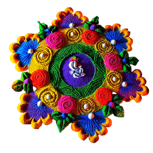 simple unique rangoli designs