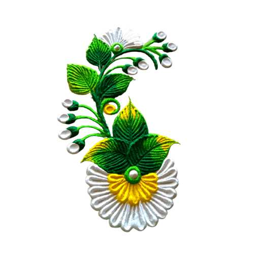 small rangoli designs for home